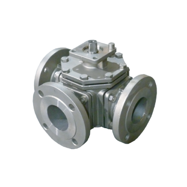 3-Way Stainless Steel Ball Valve #3L66F-150DM & #3T66F-150DM<br />
